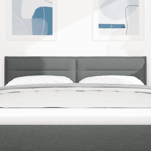LED uzglavlje Linije dizajn tamnosivo 72 cm platno Cijena