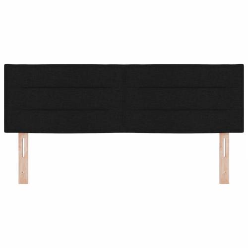 LED uzglavlje linije dizajn crno 72 cm tkanina Cijena
