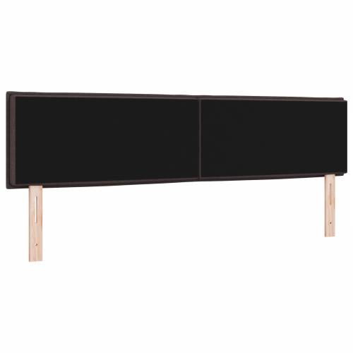 LED uzglavlje Linije dizajn tamno smeđe 90 cm tkanina Cijena