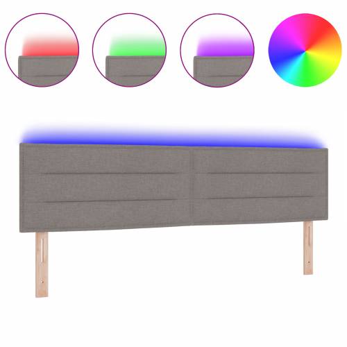 LED uzglavlje linija dizajn Taupe 90 cm tkanina Cijena