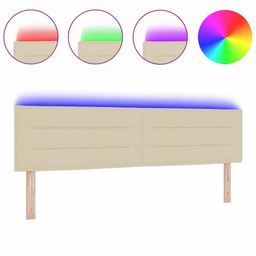 LED uzglavlje Linije Dizajn Krem 90 cm Tkanina Cijena