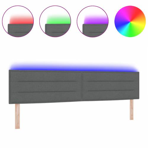LED nožna daska Linije Dizajn Tamno siva 100 cm Tkanina Cijena