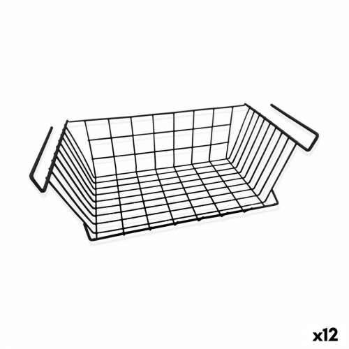 Košara za Kuhinjsku Policu Confortime Crna 43 x 24,4 x 18,5 cm (12 kom.) Cijena