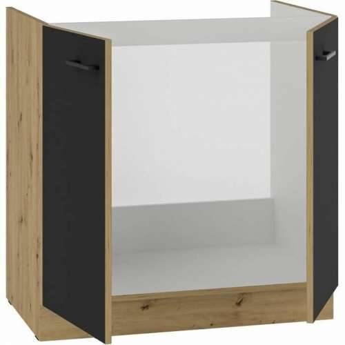 Ormarić za sudoper Crna noir Mat crna 80 cm Cijena