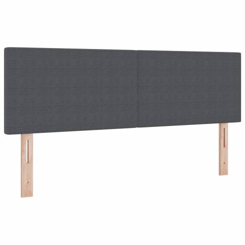 LED Uzglavlje Običan Dizajn Tamno Sivo 72 cm Kordurojna Tkanina Cijena