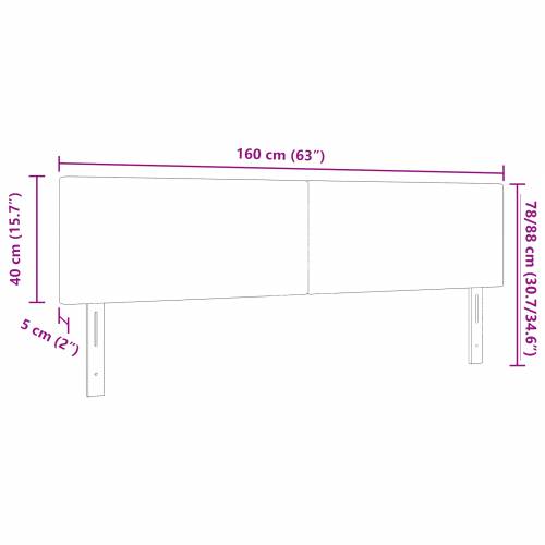LED Uzglavlje Jednostavni Dizajn Svijetlosiva 80 cm Od Tkanine Od Velura Cijena