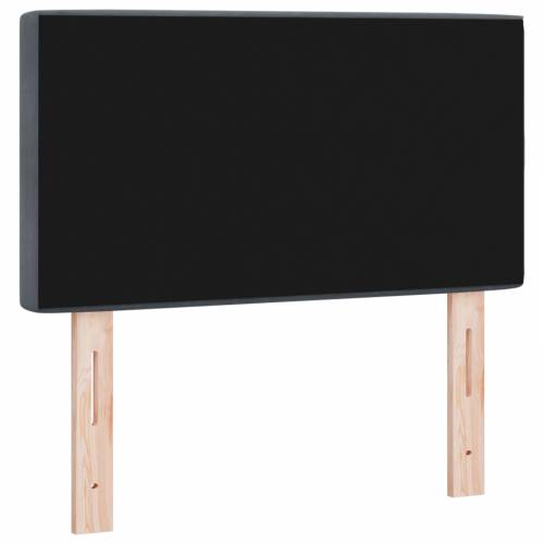 LED uzglavlje s kristalnim gumbima Tamno sivo 80 cm Baršunasto Cijena