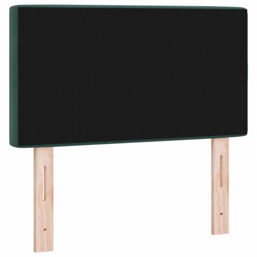LED Uzglavlje s Kristalnim Dugmetom Zakovano Tamno Zelena 80 cm Baršun Cijena