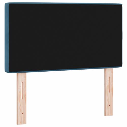 LED uzglavlje s kristalnim gumbima, tamno plavo, 80 cm baršun Cijena