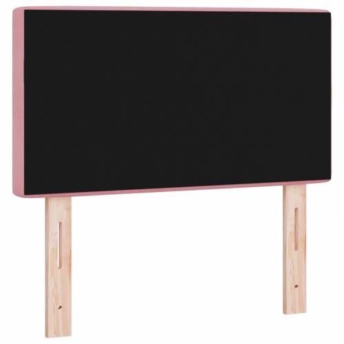 LED uzglavlje s kristalnim dugmadi ružičasta 80 cm baršun Cijena