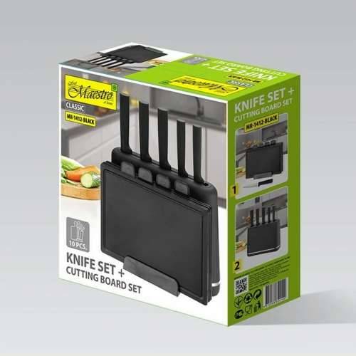 Set Kuhinjskih Noževa i Stalak Feel Maestro MR-1412-BLACK Cijena