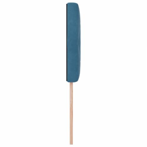 LED uzglavlje s kristalnim gumbima, tufting, tamno plavo, 90 cm, baršun Cijena