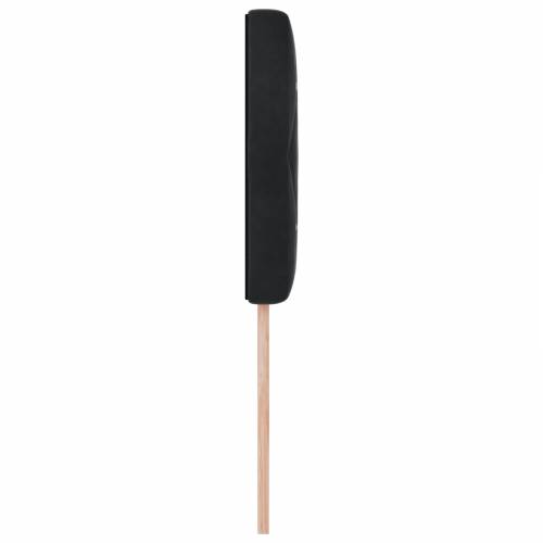 LED uzglavlje s kristalnim gumbićima crno 100 cm baršun Cijena