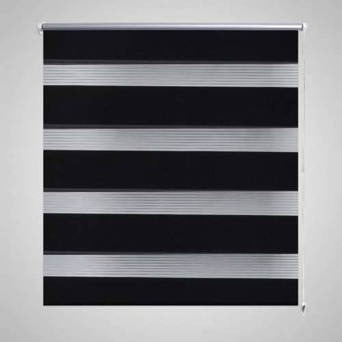 Rolo crne zavjese sa zebrastim linijama 50 x 100 cm Cijena