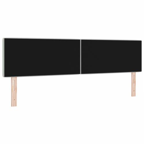 LED uzglavlje s kristalnim gumbima svjetlosivo 90 cm baršun Cijena