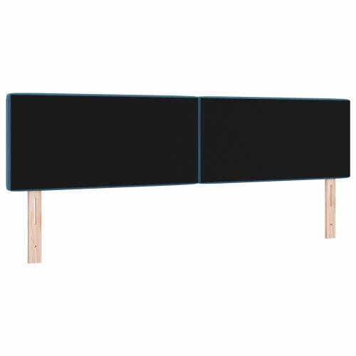 LED uzglavlje s kristalnim gumbom tufterice Tamno plavo 90 cm baršun Cijena