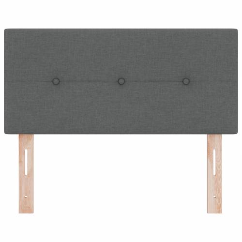LED Uzglavlje S Botunima Tamno Sivo 80 cm Tkanina Cijena