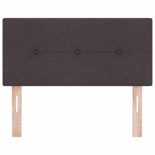 LED Uzglavlje s dugmadi tamnosmeđe 80 cm tkanina Cijena