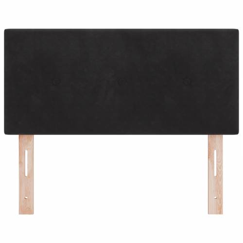 LED uzglavlje s gumbima, crno, 80 cm, baršun Cijena