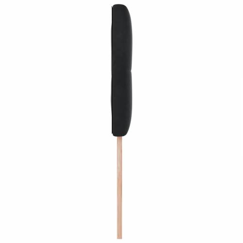 LED uzglavlje s gumbima, crno, 80 cm, baršun Cijena