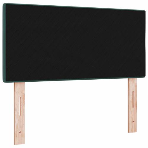 LED uzglavlje s gumbima, tamnozelena, 80 cm, baršun Cijena
