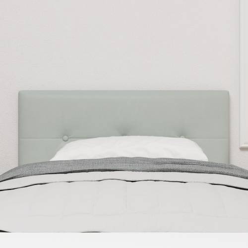 LED Uzglavlje s gumbićima svjetlosiva 90 cm Baršun Cijena