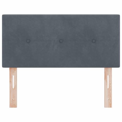 LED Uzglavlje S Dukserici Tamno Sivo 90 cm Baršun Cijena