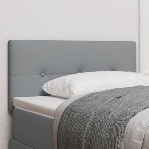 LED Uzglavlje S Gumbima Svijetlo Siva 100 cm Tkanina Cijena