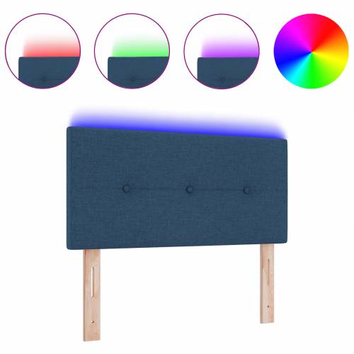 LED Uzglavlje S dugmadi Plavi 100 cm Tkanina Cijena