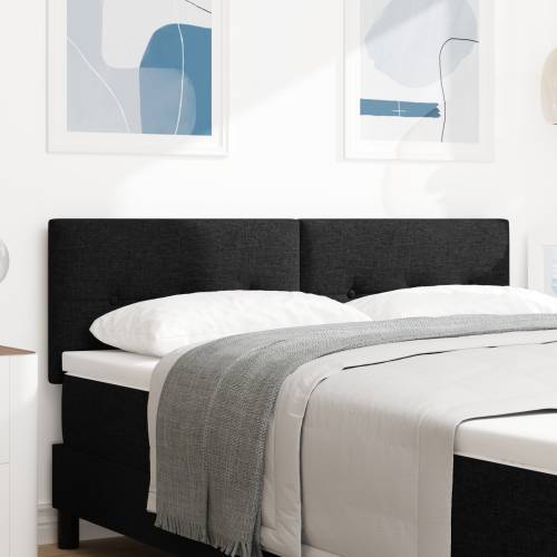 LED uzglavlje s gumbićima crno 72 cm tkanina Cijena