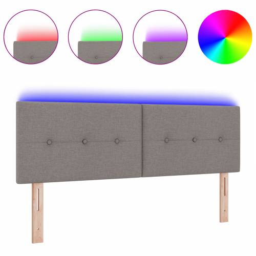 LED Uzglavlje S Gumbima Taupe 72 cm Tkanina Cijena