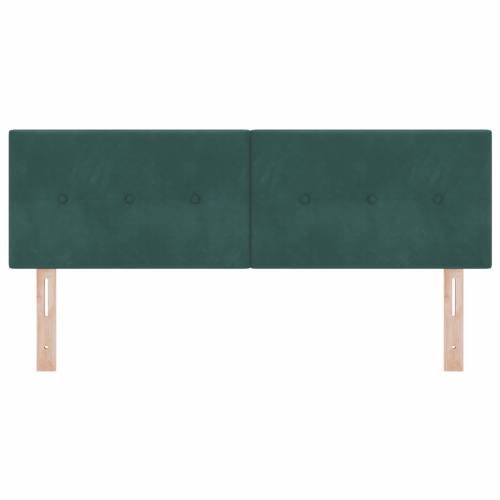 LED uzglavlje dugmadi tamnozelena 72 cm baršun Cijena