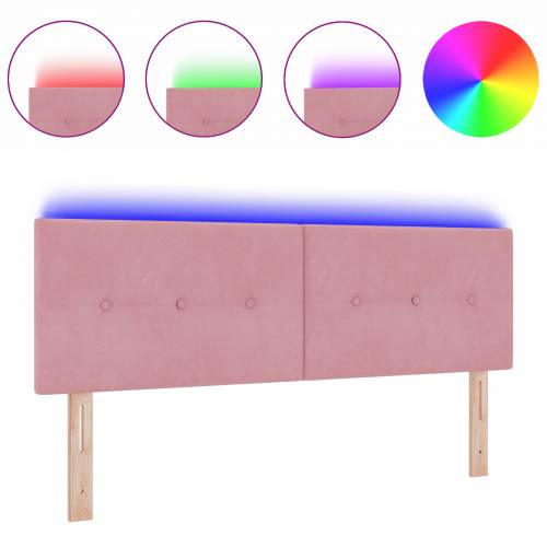 LED Uzglavlje Tapicirano Ružičasto 72 cm Baršun Cijena