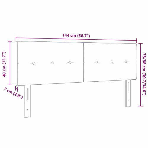 LED Uzglavlje Tapicirano Ružičasto 72 cm Baršun Cijena