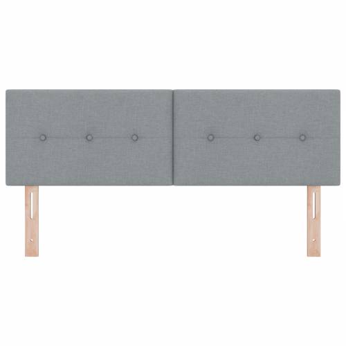 LED Uzglavlje s Gumbima, Svjetlosiva, 80 cm, Tkanina Cijena