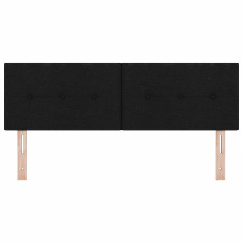 LED uzglavlje s gumbima crno 80 cm tkanina Cijena