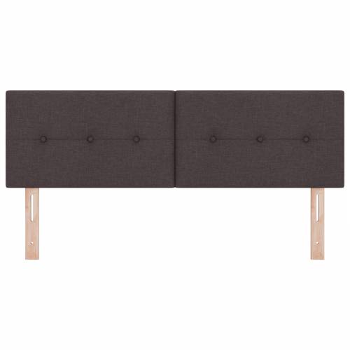 LED Uzglavlje s dugmadi u tamnosmeđoj tkanini 80 cm Cijena