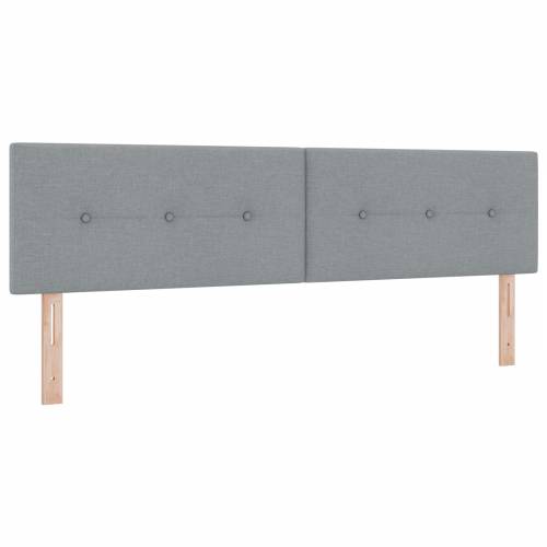 LED Uzglavlje S dugmadi Svijetlosiva 90 cm Tkanina Cijena