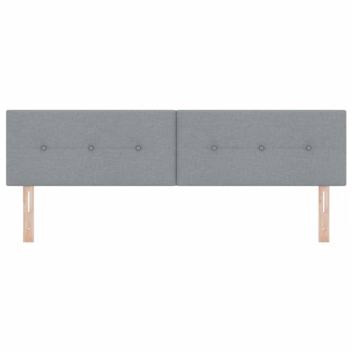 LED Uzglavlje S dugmadi Svijetlosiva 90 cm Tkanina Cijena