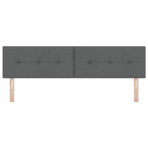 LED Uzglavlje S Dugim Prešanim Sjedalom Tamno Sivo 90 cm Tkanina Cijena