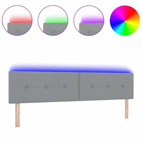 LED Uzglavlje S dugmadi Svjetlosiva 100 cm Tkanina Cijena