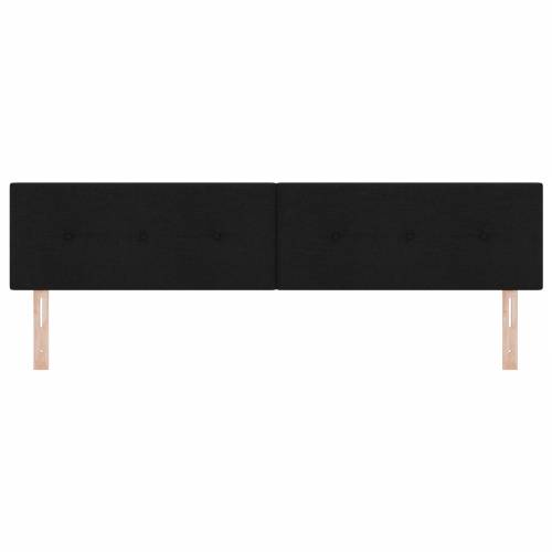 LED Uzglavlje S Button Utupljeno Crno 100 cm Tkanina Cijena