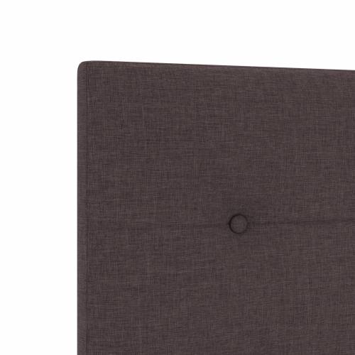 LED Headboard s gumbima, tamnosmeđi, 100 cm, tkanina Cijena