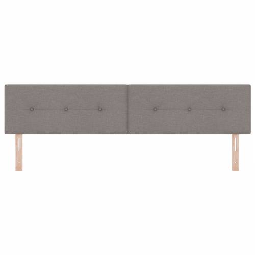 LED Uzglavlje s dugmadi Taupe 100 cm Tkanina Cijena