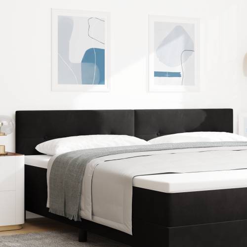 LED Uzglavlje s Gumbi Crno 100 cm Baršun Cijena