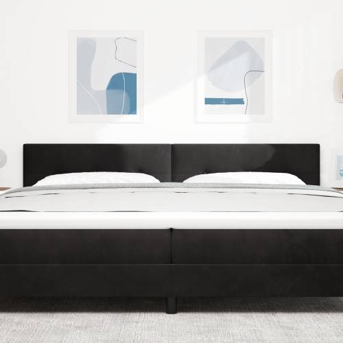 LED Uzglavlje s Gumbi Crno 100 cm Baršun Cijena