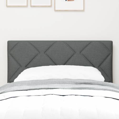LED uzglavlje s dijamantnim uzorkom tamno sivo 80 cm tkanina Cijena