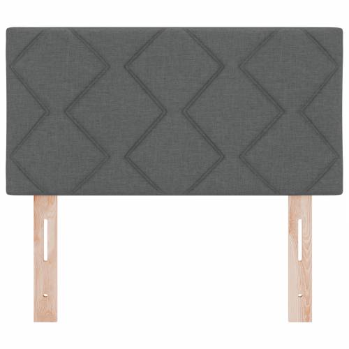 LED uzglavlje s dijamantnim uzorkom tamno sivo 80 cm tkanina Cijena