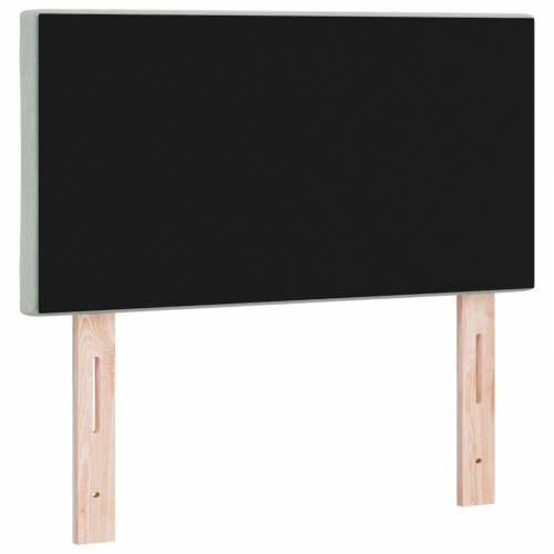 LED uzglavlje dizajn dijamantnih blokova svjetlosiva 80 cm pliš Cijena