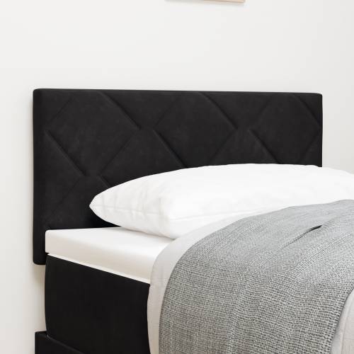 LED uzglavlje dizajn dijamantnih uzoraka crno 80 cm baršun Cijena